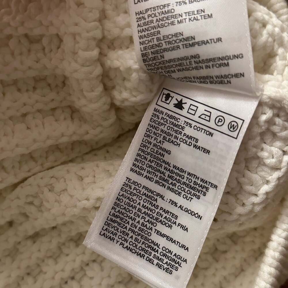 NEW Ba&sh Bash Gaspard Tweed Cardigan Jacket in Ecru Cream White | size 1 / S - Picture 13 of 13